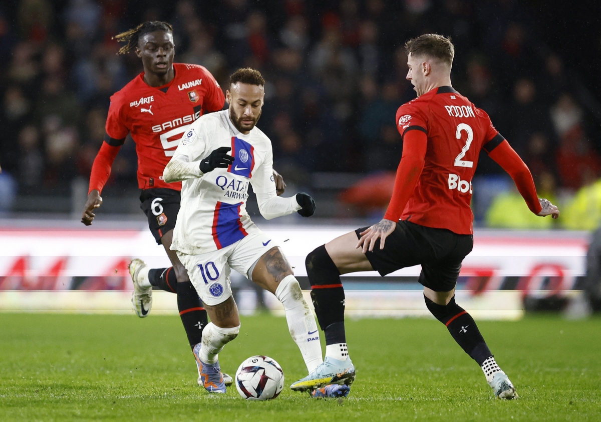 messi - neymar - mbappe im hoi lang tieng, psg guc nga truoc rennes hinh anh 3