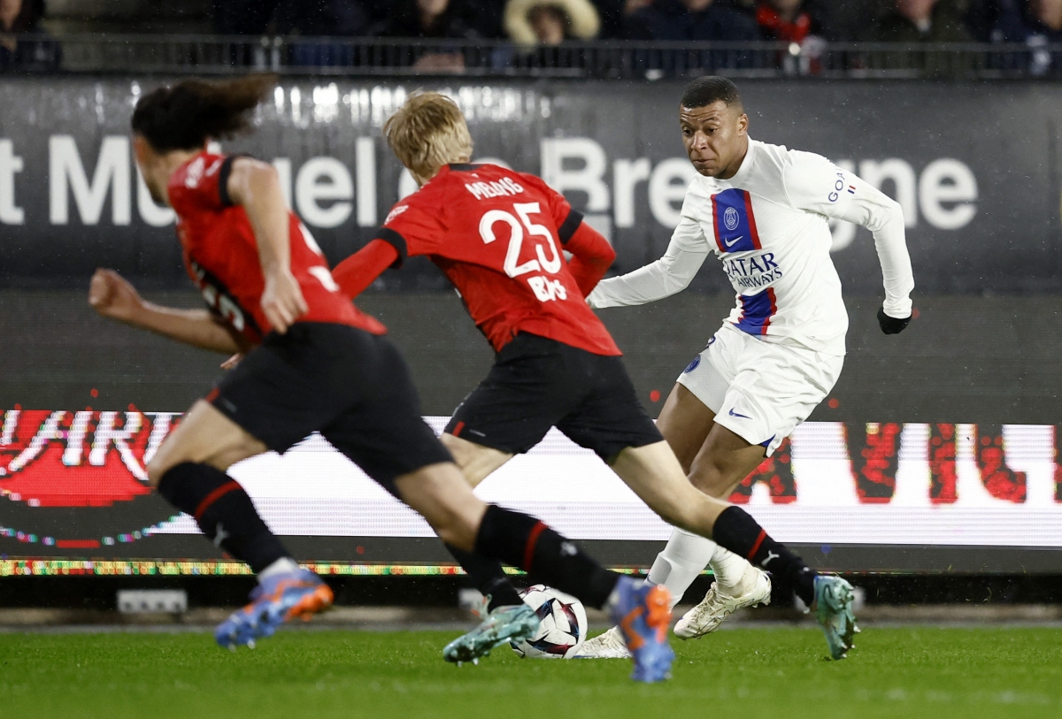 messi - neymar - mbappe im hoi lang tieng, psg guc nga truoc rennes hinh anh 6