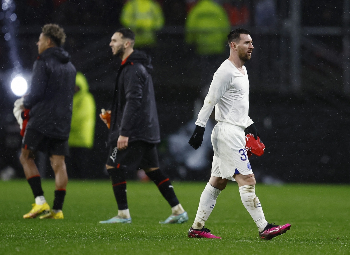 messi - neymar - mbappe im hoi lang tieng, psg guc nga truoc rennes hinh anh 10