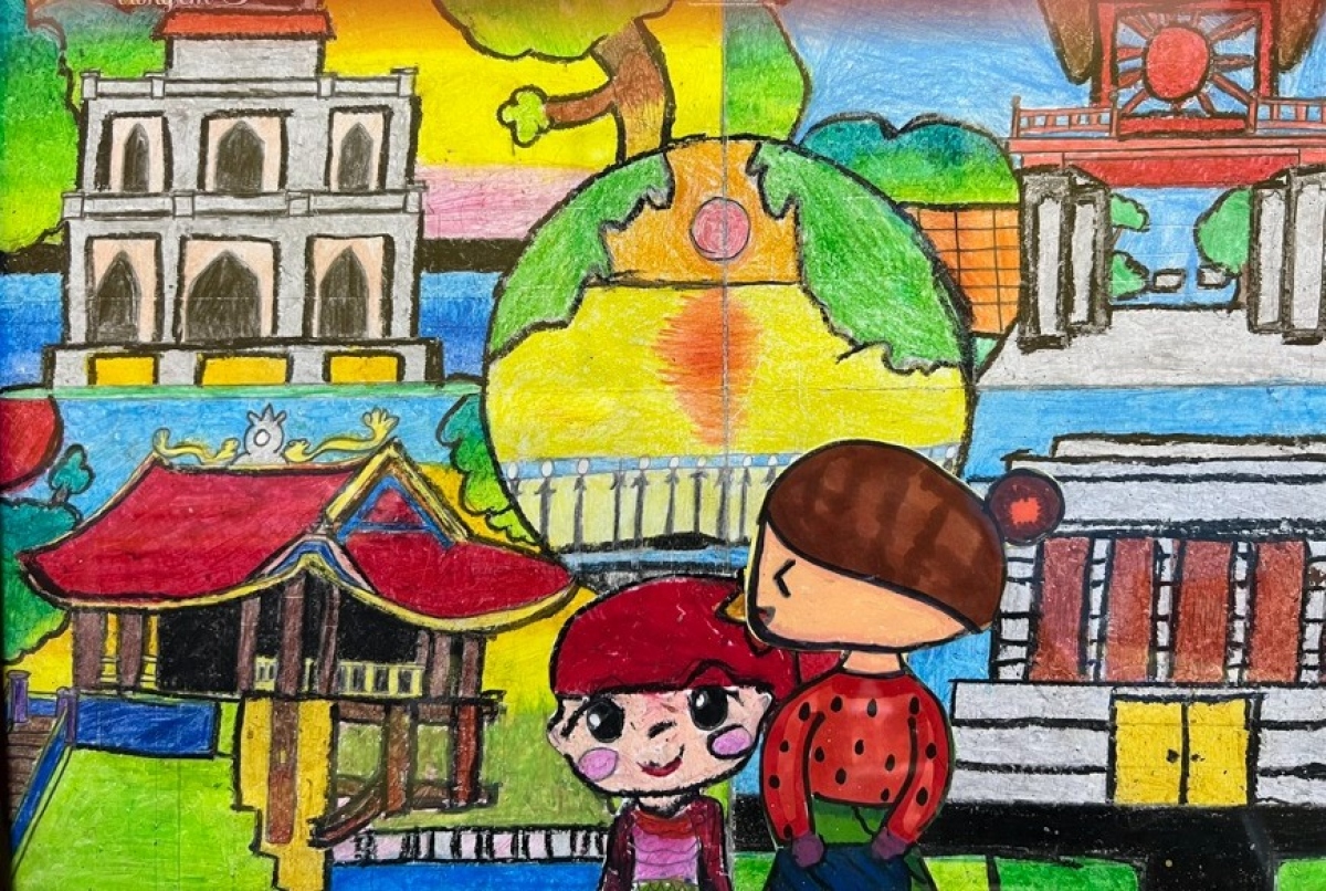 trao giai cuoc thi my thuat thieu nhi viet nam cam xuc trong em mua thu 3 hinh anh 4