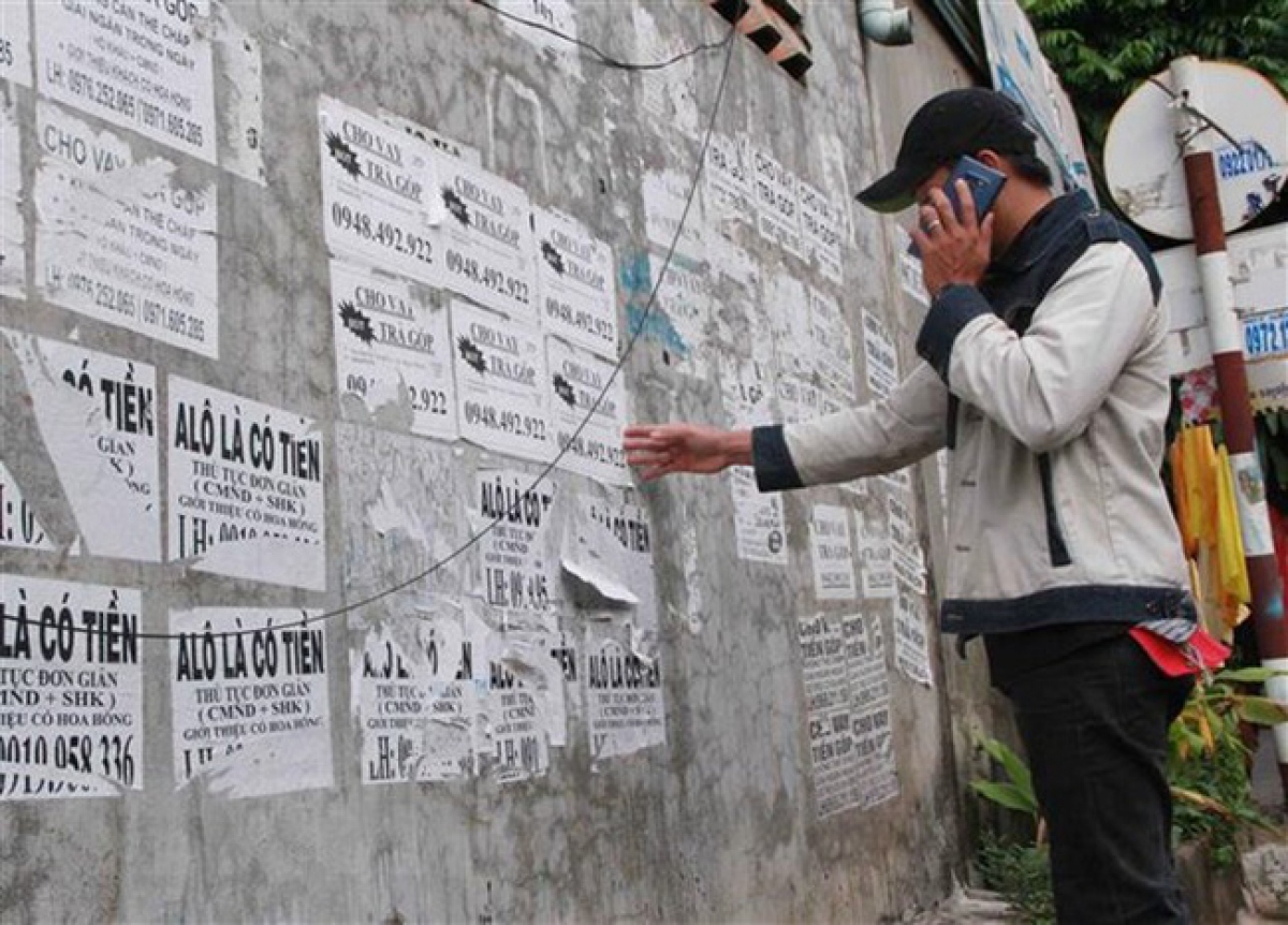 Đầu năm mới, tín dụng đen lại bủa vây người lao động hình ảnh 1 Dau nam moi, tin dung den lai bua vay nguoi lao dong hinh anh 1