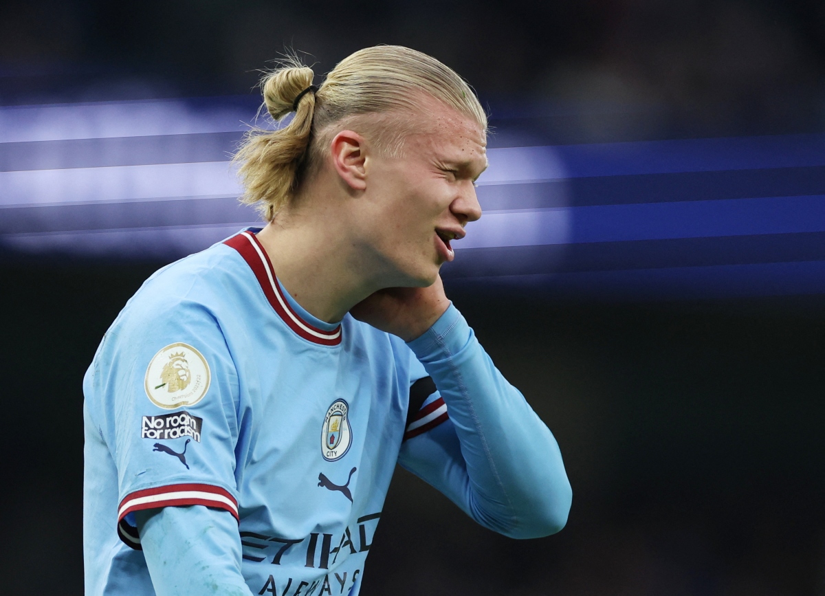 haaland có thể lỡ trận đại chiến arsenal - man city hình ảnh 1 haaland co the lo tran dai chien arsenal - man city hinh anh 1