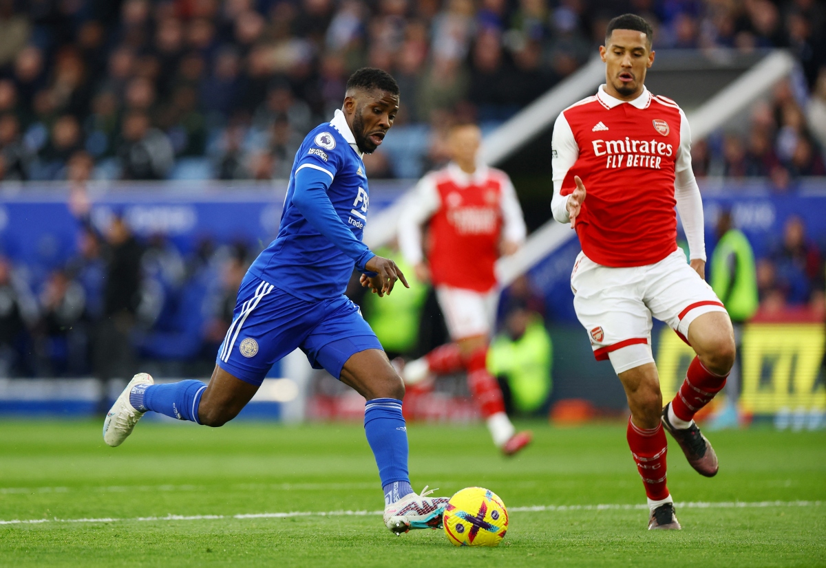 trUc tiEp leicester 0 - 1 arsenal martinelli mo ty so hinh anh 5