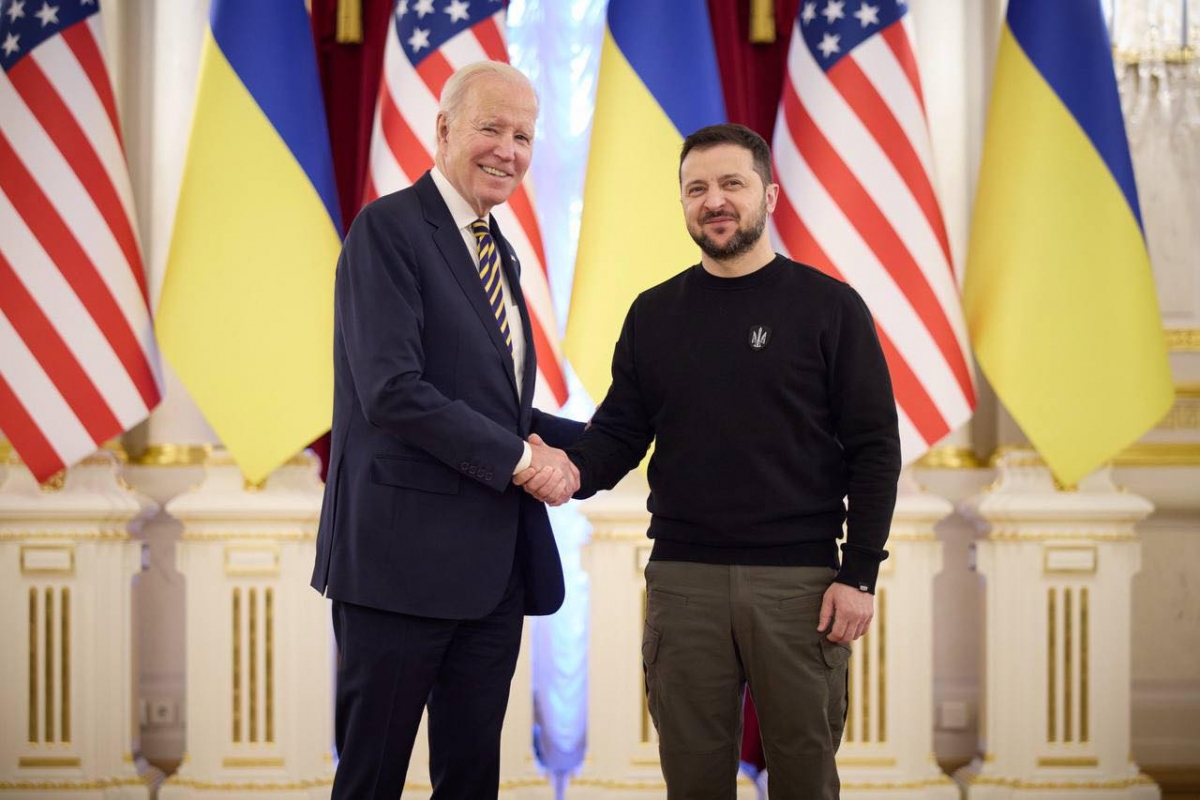 tổng thống mỹ joe biden thăm kiev để khẳng định cam kết với ukraine hình ảnh 1 tong thong my joe biden tham kiev de khang dinh cam ket voi ukraine hinh anh 1