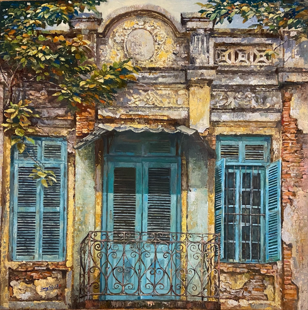 trần nam long - chàng trai vượt lên số phận bằng đam mê hội họa hình ảnh 1 tran nam long - chang trai vuot len so phan bang dam me hoi hoa hinh anh 1