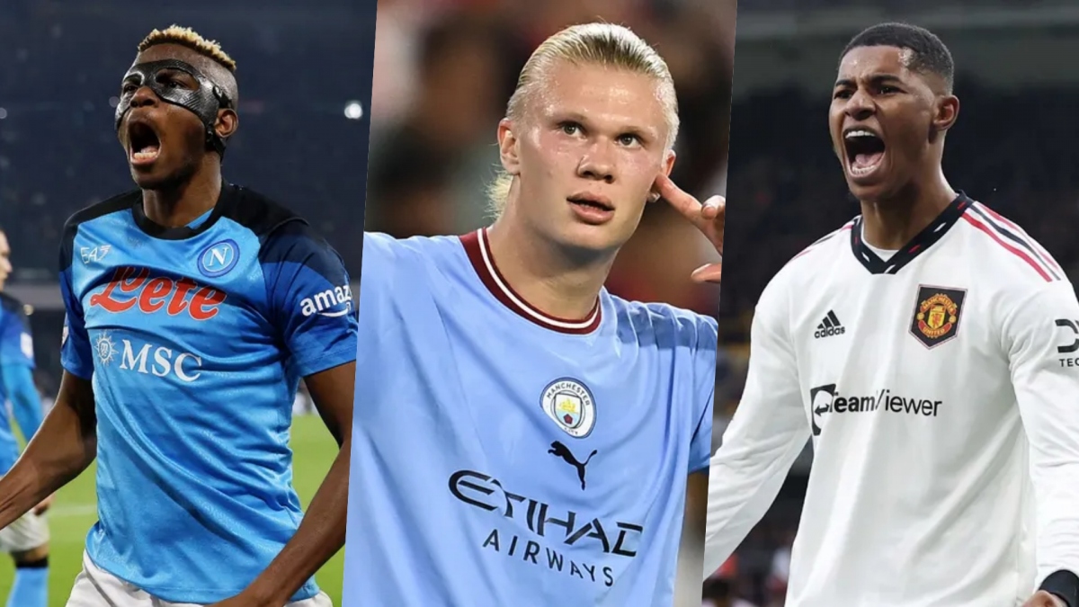 cuoc dua chiec giay vang chau Au osimhen va rashford tang toc hinh anh 1