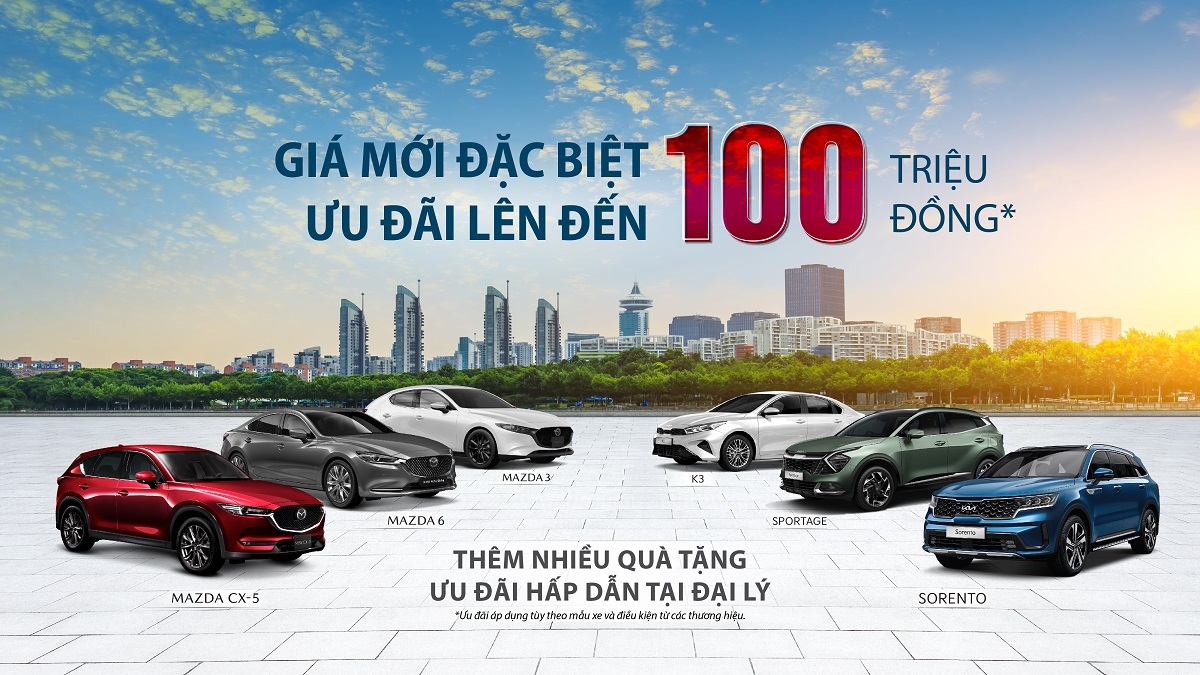thaco auto công bố giá bán mới và tăng ưu đãi cho các dòng xe kia và mazda hình ảnh 1 thaco auto cong bo gia ban moi va tang uu dai cho cac dong xe kia va mazda hinh anh 1