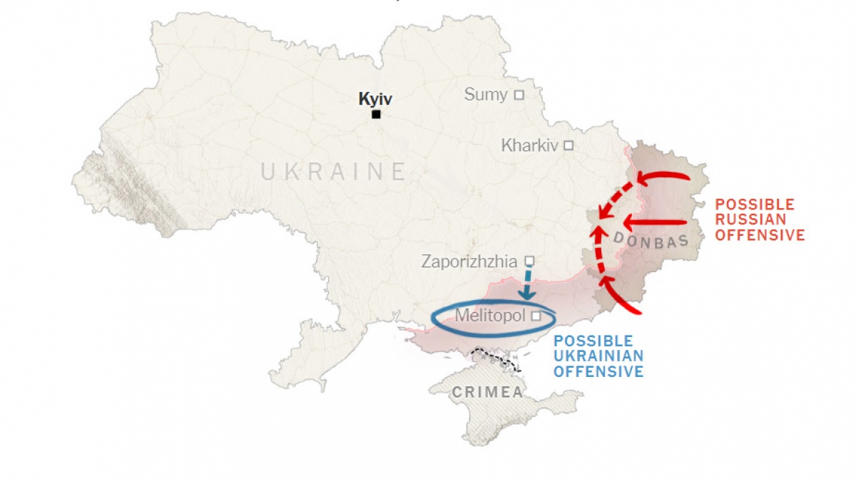 những địa điểm trong tầm ngắm của nga và ukraine khi xung đột bước sang giai đoạn mới hình ảnh 1 nhung dia diem trong tam ngam cua nga va ukraine khi xung dot buoc sang giai doan moi hinh anh 1