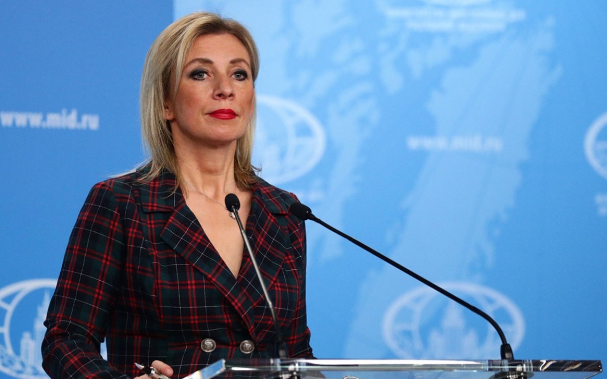 Phát ngôn viên Zakharova. Ảnh: Bộ Ngoại giao Nga.