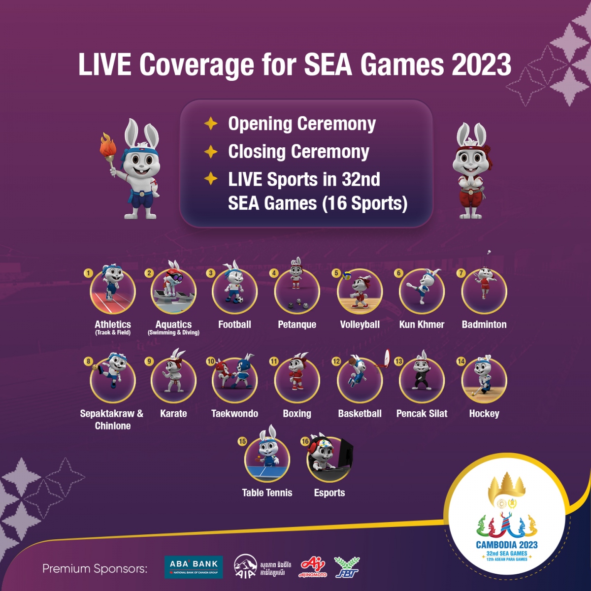nhiều môn thể thao ở sea games 32 không được truyền hình trực tiếp hình ảnh 1 nhieu mon the thao o sea games 32 khong duoc truyen hinh truc tiep hinh anh 1