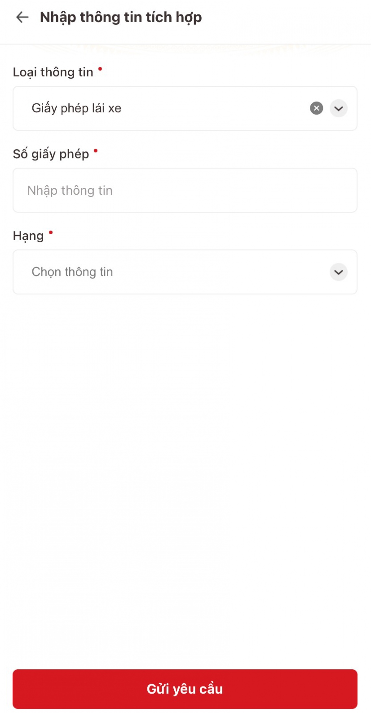 cach tu tich hop bang lai xe vao ung dung vneid tai nha hinh anh 5
