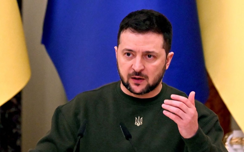 Tổng thống Ukraine Zelensky. Ảnh: Getty.