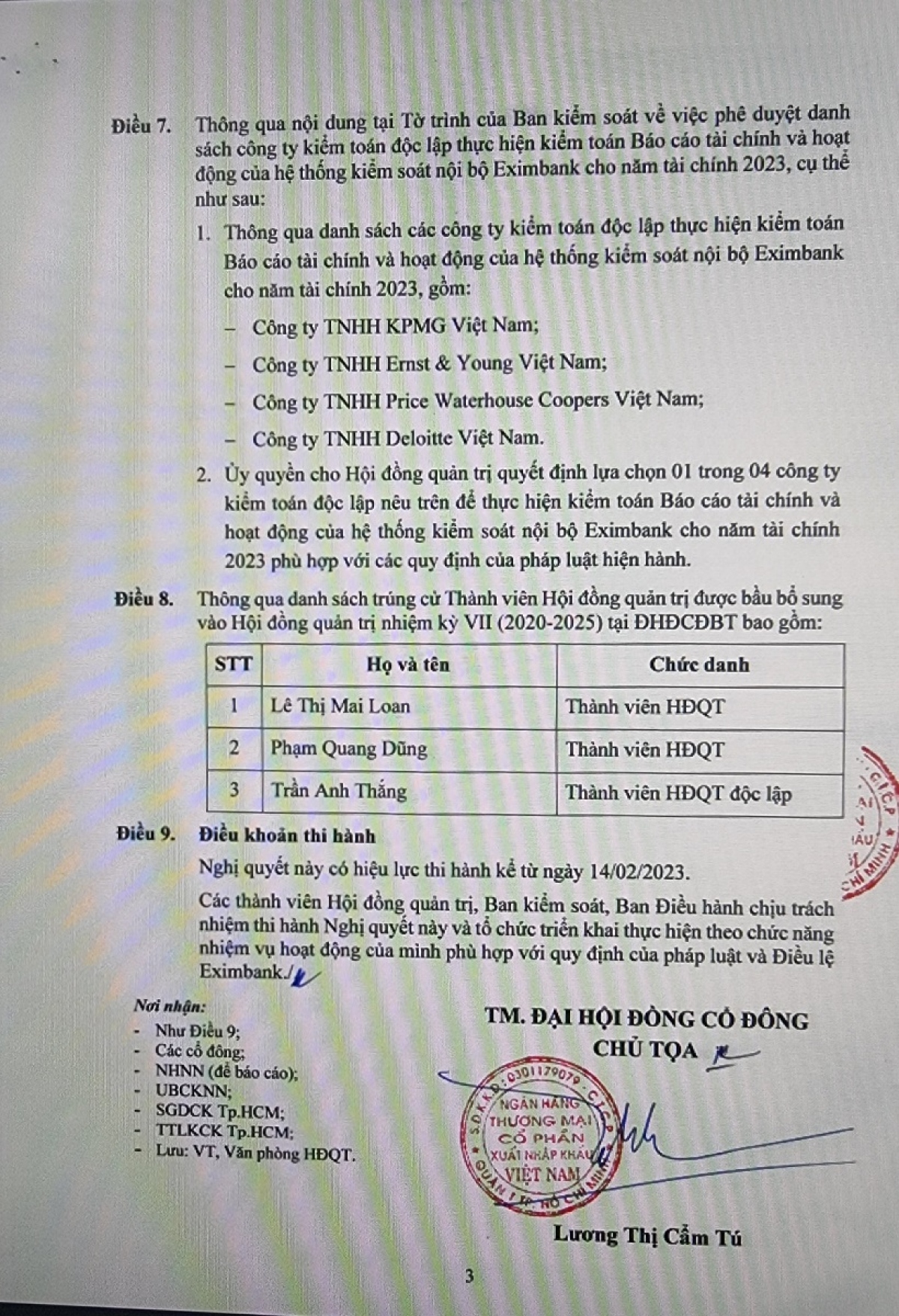 sau tranh chap quyen luc keo dai, eximbank co buoc khoi dau manh me hinh anh 2