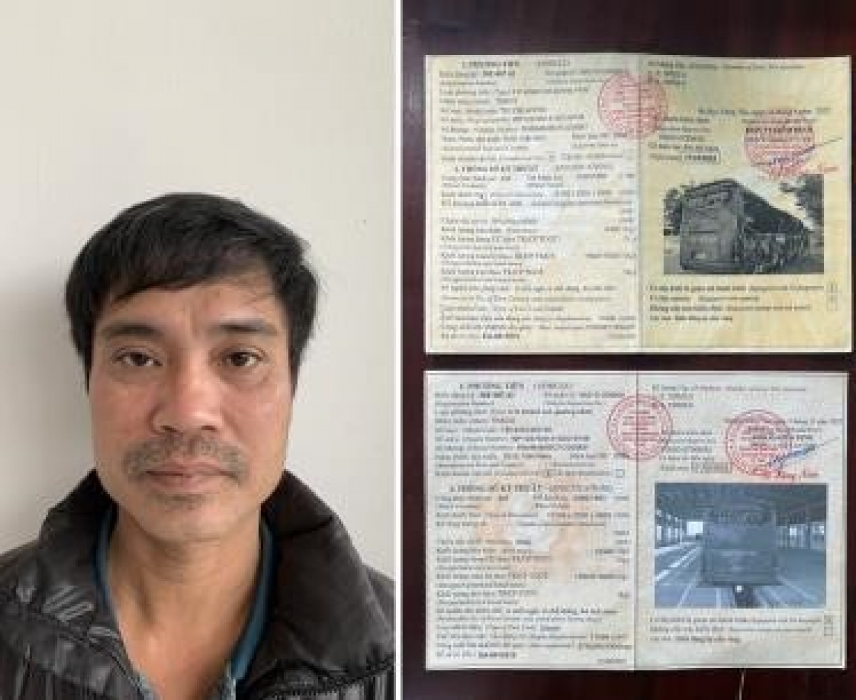 lam gia giay chung nhan dang kiem xe khach, 2 doi tuong bi khoi to hinh anh 2