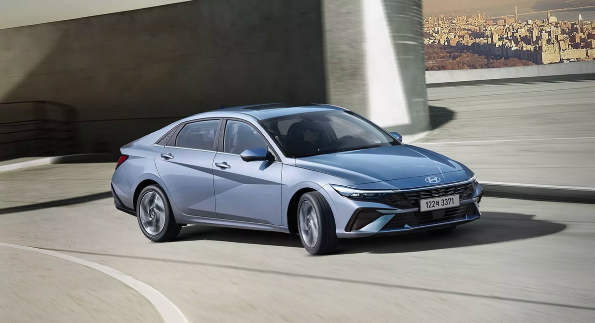 lo dien hinh anh day du cua hyundai elantra 2024, them phien ban hybrid hinh anh 4
