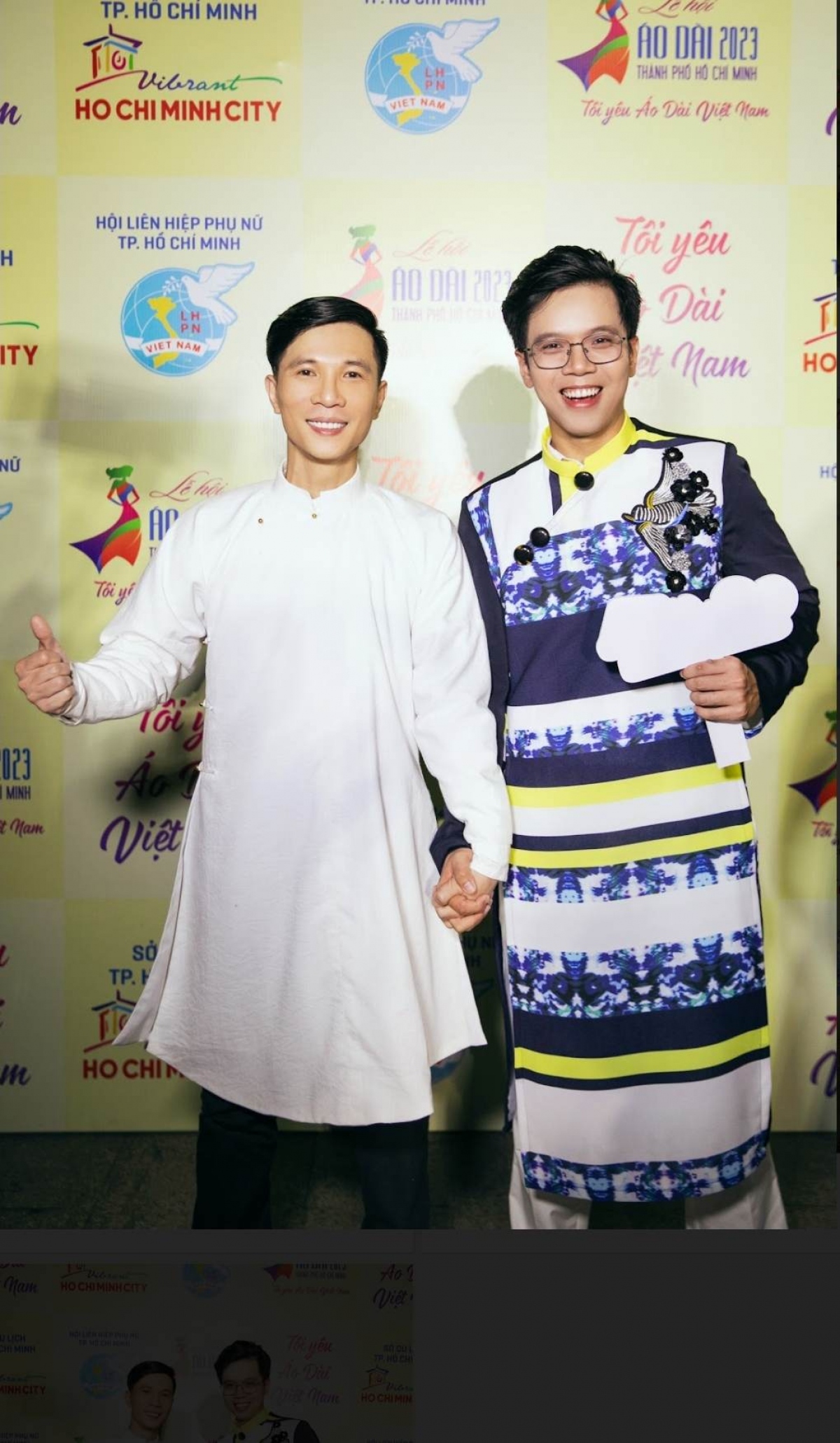 nghe nhan trung Dinh dua danh thang viet nam len ao dai lua hinh anh 3