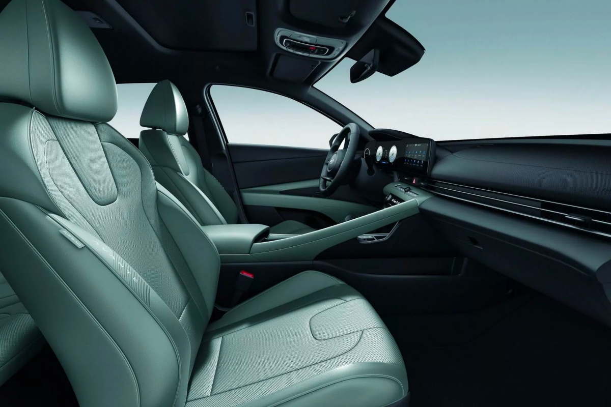 lo dien hinh anh day du cua hyundai elantra 2024, them phien ban hybrid hinh anh 6