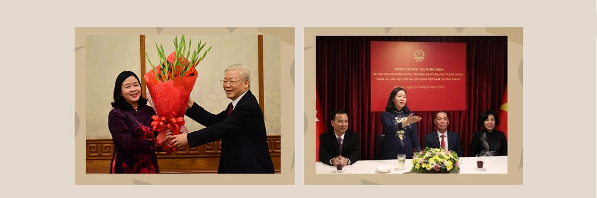 nhung nu lanh dao viet nam trong ta ao dai dan toc hinh anh 7