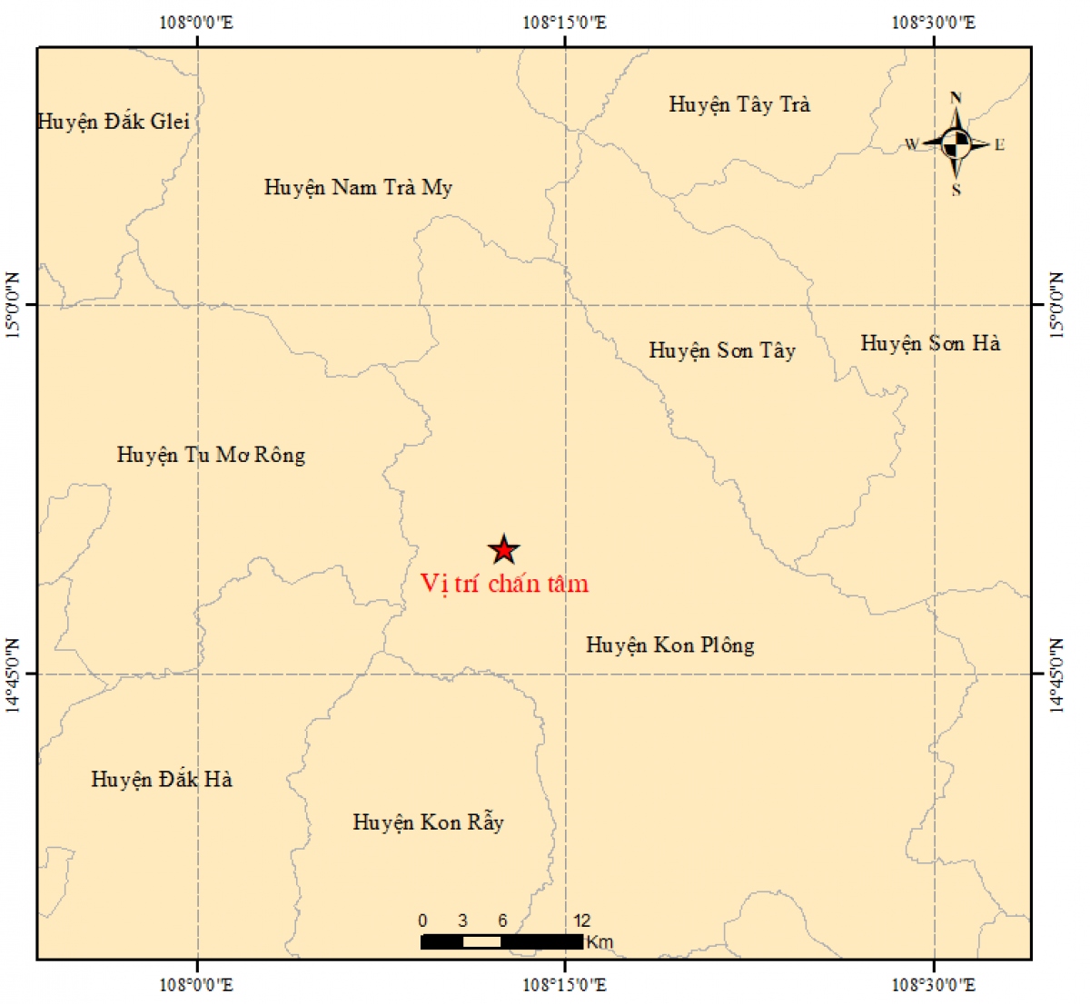 lien tiep xay ra 2 tran dong dat tai kon tum hinh anh 1