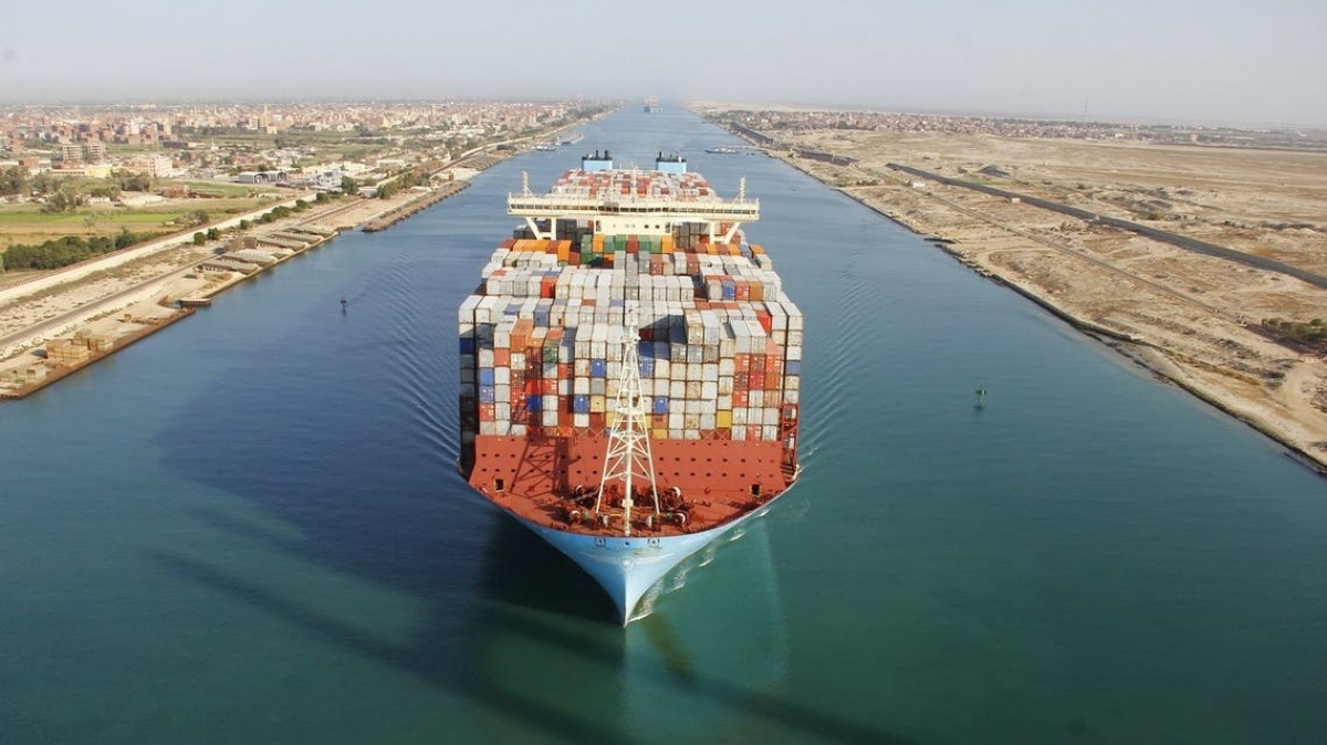 kênh đào suez đạt kỷ lục mới hình ảnh 1 kenh dao suez dat ky luc moi hinh anh 1