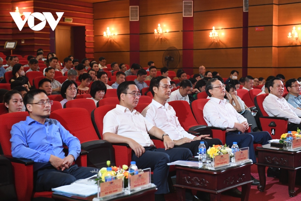 Lãnh đạo Đài Tiếng nói Việt Nam và các đại biểu các đơn vị trực thuộc VOV tham dự hội nghị