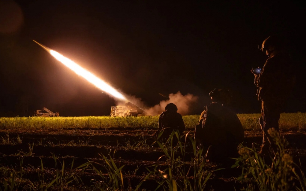 Hỏa lực Ukraine. Ảnh: Nytimes.