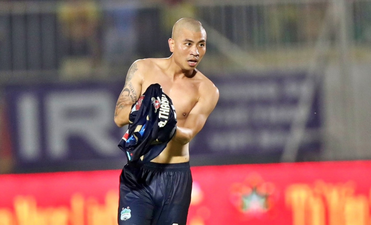 Đinh Thanh Bình là chân sút chủ lực của HAGL ở V-League 2023/2024 (Ảnh: VPF).