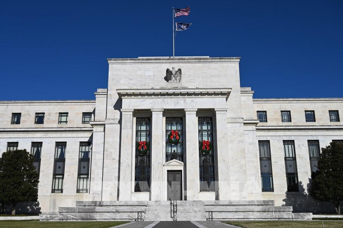 Trụ sở Ngân hàng Dự trữ liên bang Mỹ (Fed) tại Washington DC. Ảnh: AFP/TTXVN