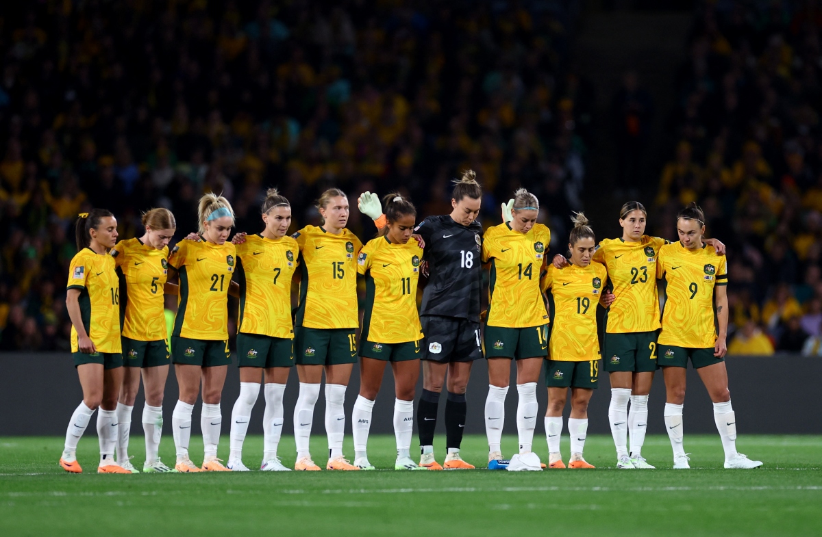 ĐT nữ Australia - đội đồng chủ nhà VCK World Cup nữ 2023 đặt mục tiêu giành trọn 3 điểm ngày ra quân trên sân nhà. (Ảnh: Reuters).