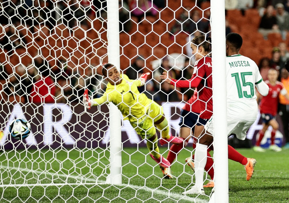 Herrera ghi bàn thắng danh dự cho ĐT nữ Costa Rica. (Ảnh: Reuters)