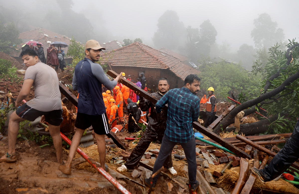 Ít nhất 22 người thiệt mạng trong vụ lở đất ở Ấn Độ. (Ảnh: Reuters)