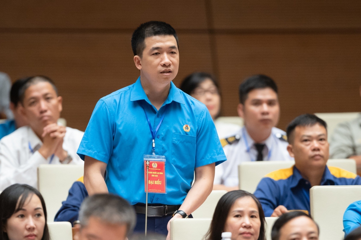 Anh Nguyễn Minh Sơn, Chủ tịch Công đoàn cơ sở Công ty TNHH SWCC SHOWA Việt Nam LĐLĐ TP Hà Nội