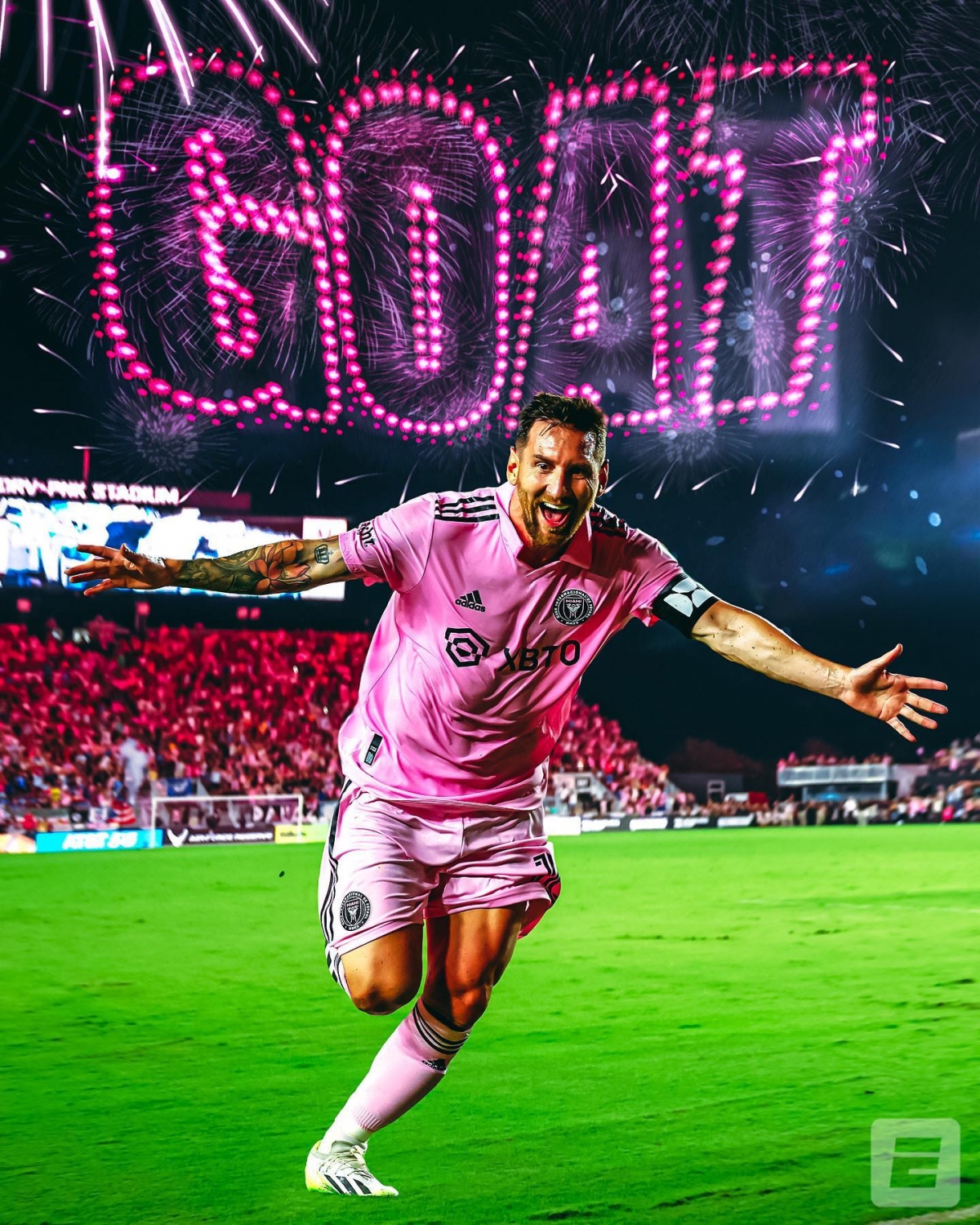 Lionel Messi nhanh chóng thể hiện đẳng cấp khác biệt ở Inter Miami. (Ảnh: ESPN)