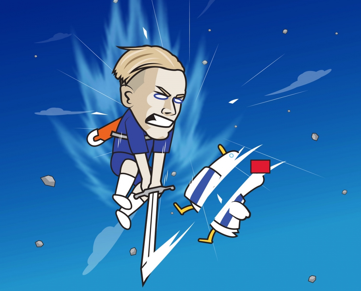 Chelsea hạ gục Brighton trong trận cầu có 7 bàn thắng. (Ảnh: Just Toon It)