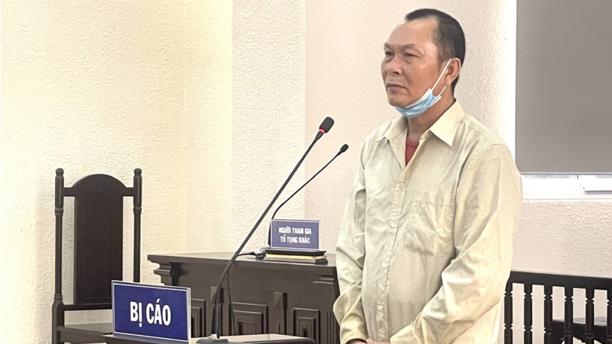 Bị cáo Phùng Quốc Thống tại phiên tòa