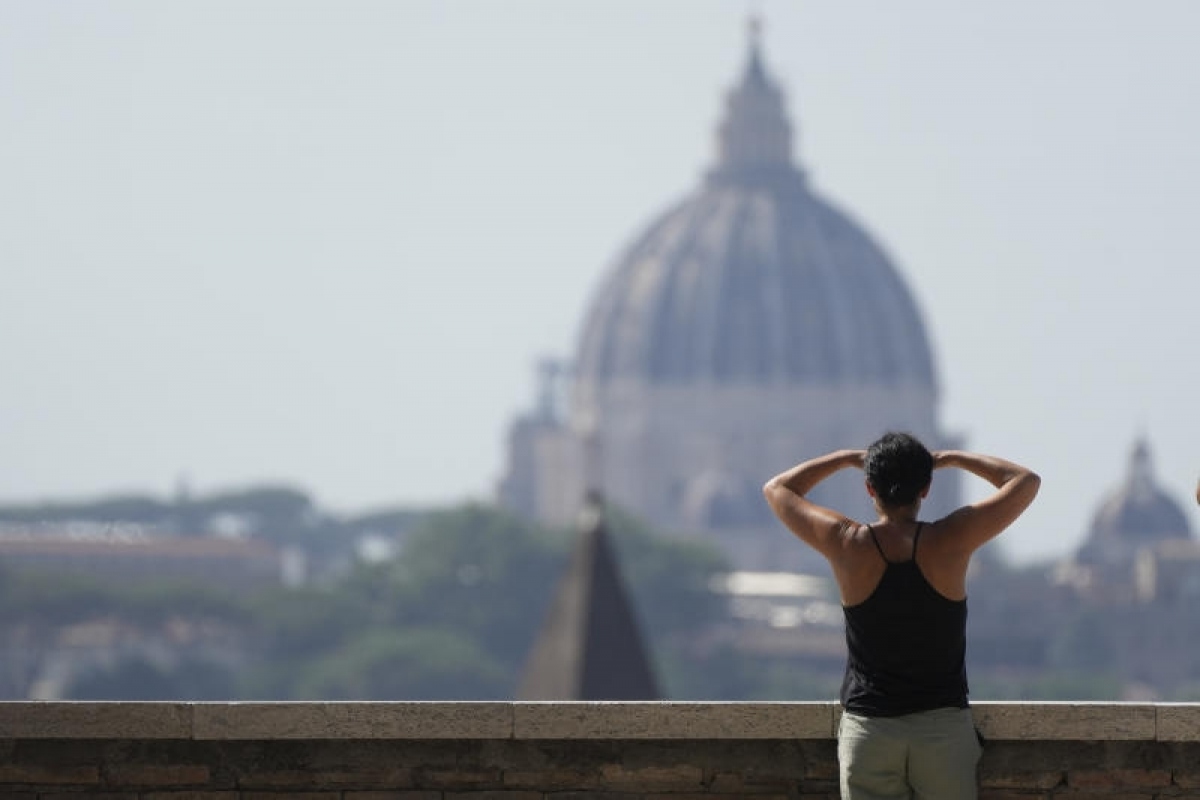 Thủ đô Roma của Italy đang ghi nhận nắng nóng kỷ lục. Ảnh: Stampa
