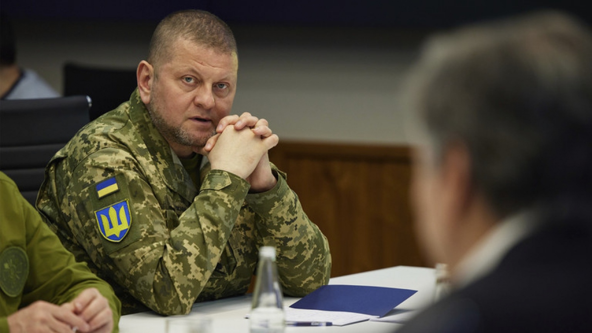 Tổng tư lệnh Lực lượng Vũ trang Ukraine Valery Zaluzhny. Ảnh: Văn phòng Tổng thống Ukraine