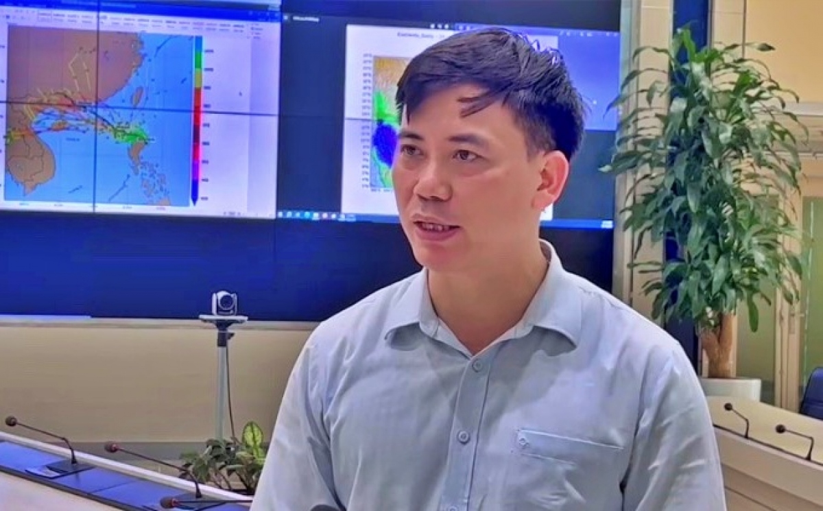 Ông Nguyễn Văn Hưởng, Trưởng phòng Dự báo thời tiết, Trung tâm Dự báo Khí tượng thủy văn Quốc gia