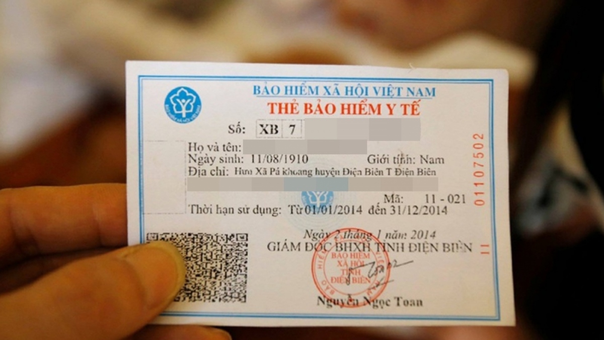 Thẻ bảo hiểm y tế. Ảnh minh họa