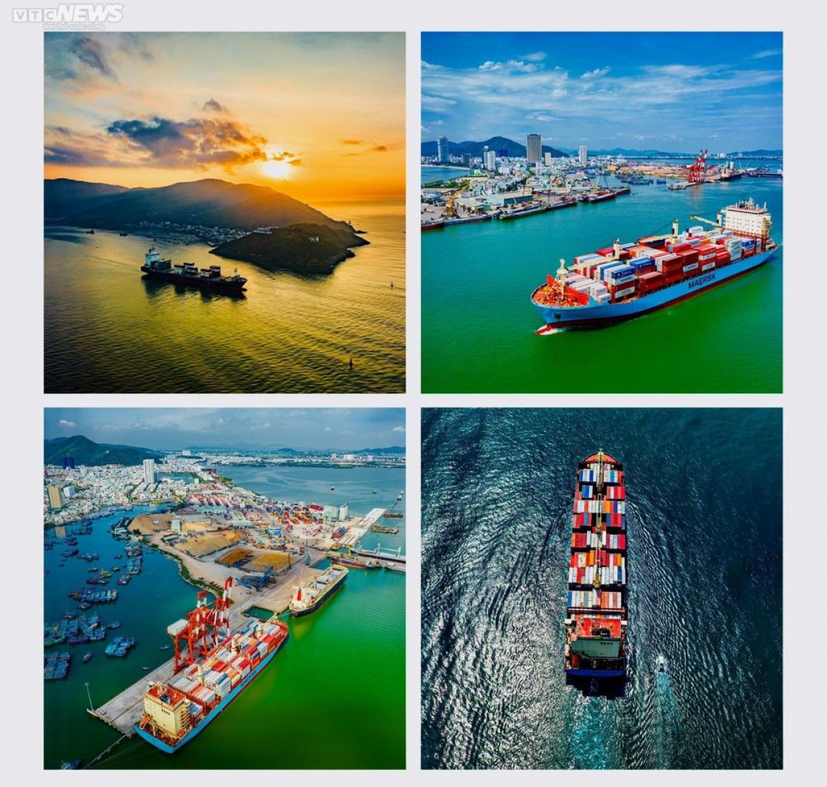 A bustling scene can be found at Quy Nhon port in Binh Dinh province.