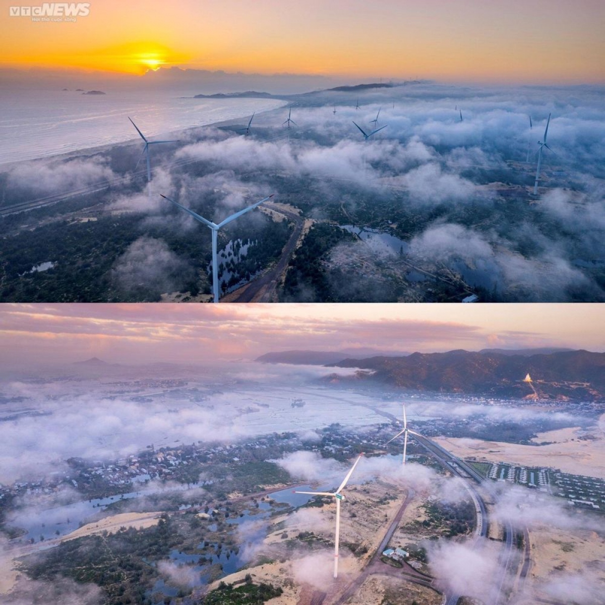The wind farm has become a must-see destination in Binh Dinh province.
