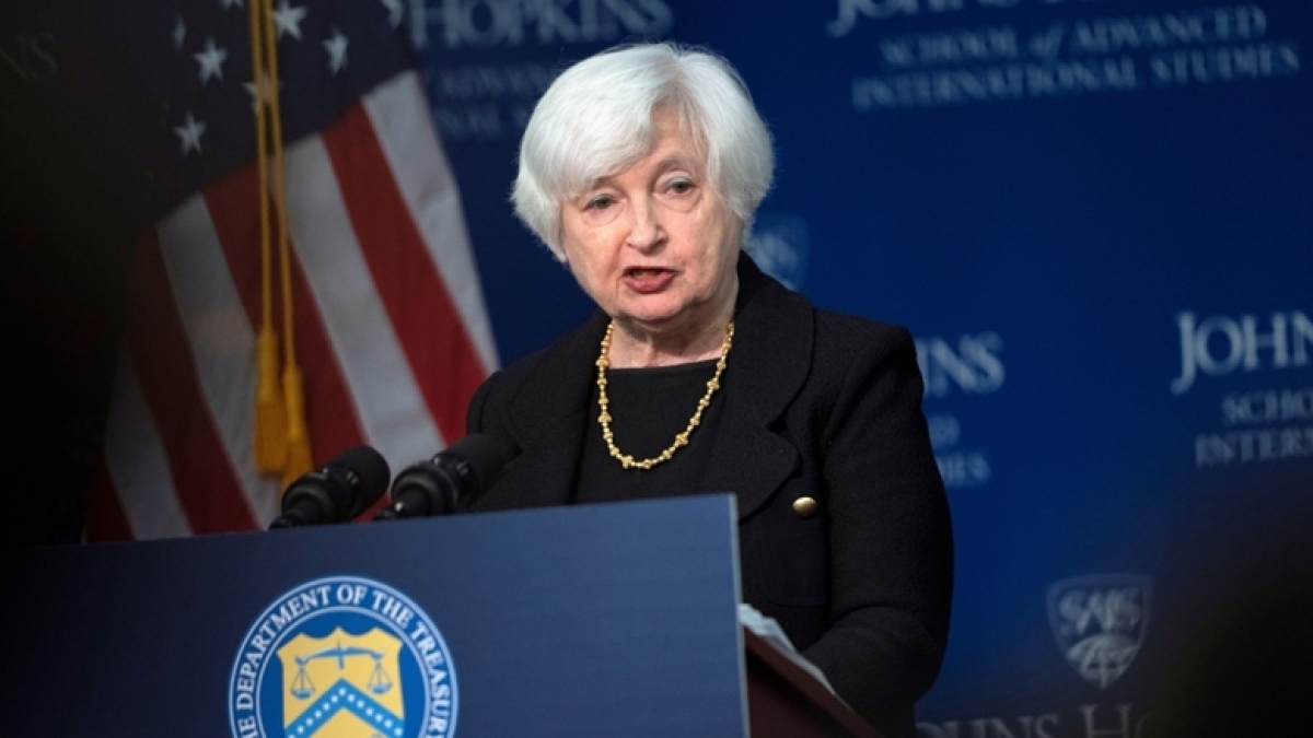 Bộ trưởng Tài chính Mỹ Janet Yellen