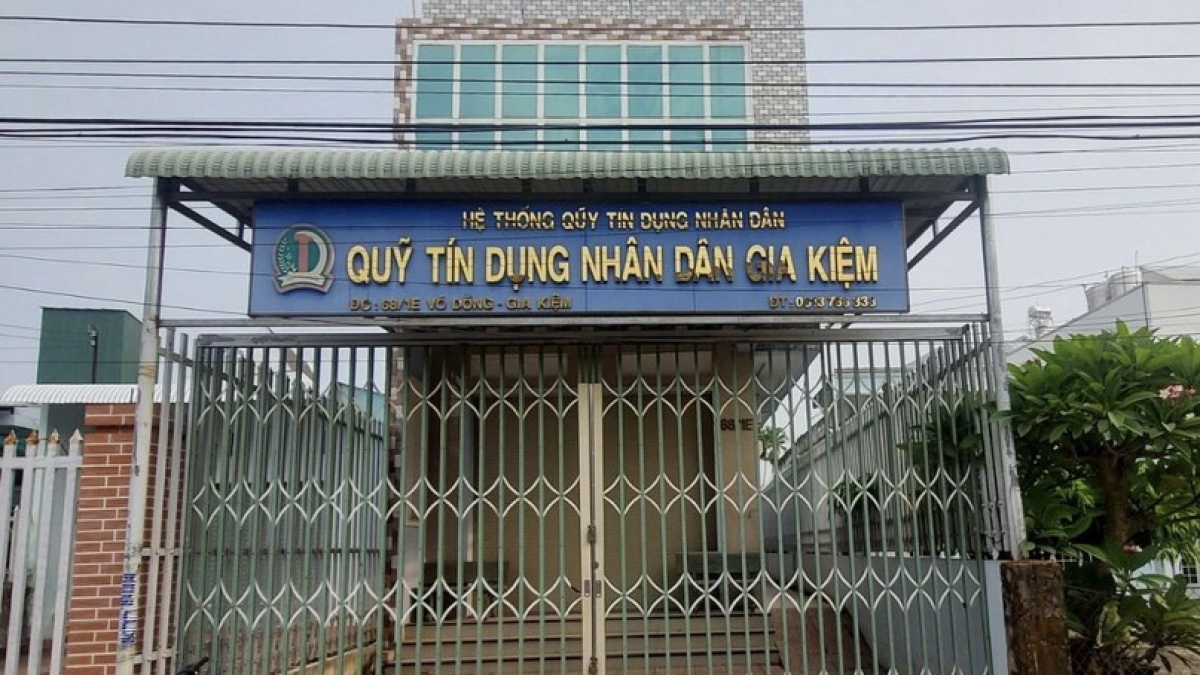 Trụ sở Quỹ tín dụng nhân dân Gia Kiệm, tỉnh Đồng Nai (Ảnh: CTV)