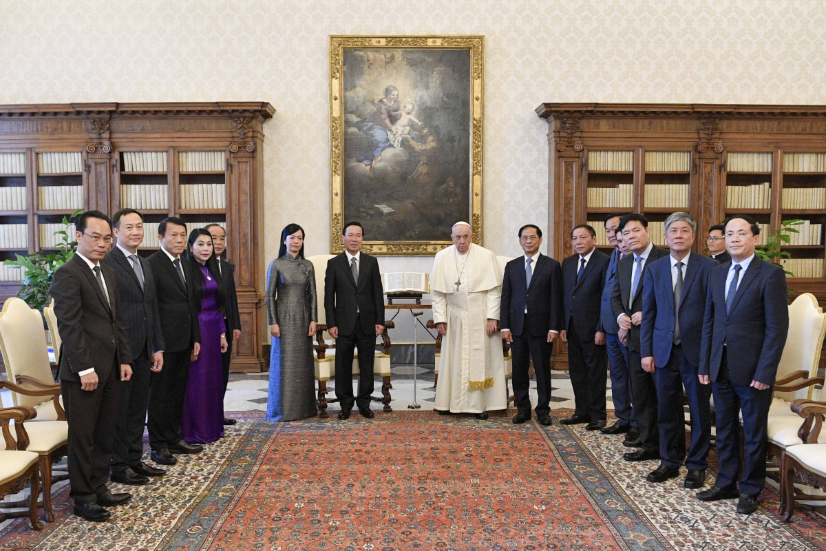 Giáo hoàng Francis khẳng định, Tòa thánh mong muốn quan hệ Tòa thánh - Việt Nam ngày càng phát triển tốt đẹp.