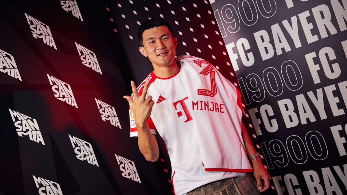 Bayern Munich công bố Kim Min-Jae (Ảnh: Bayern Munich)