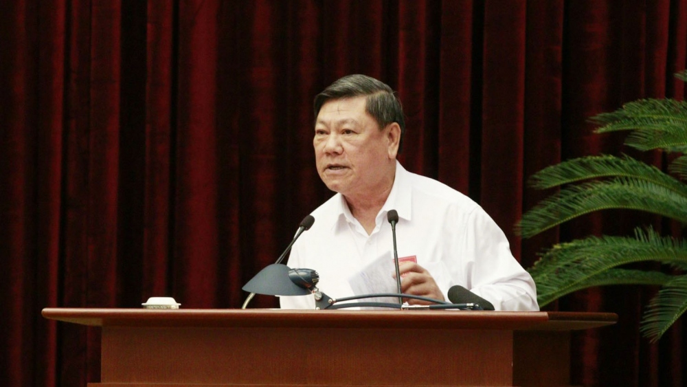 Ông Trần Văn Rón – Phó Chủ nhiệm Thường trực Ủy ban Kiểm tra Trung ương. (Ảnh: Phạm Cường)