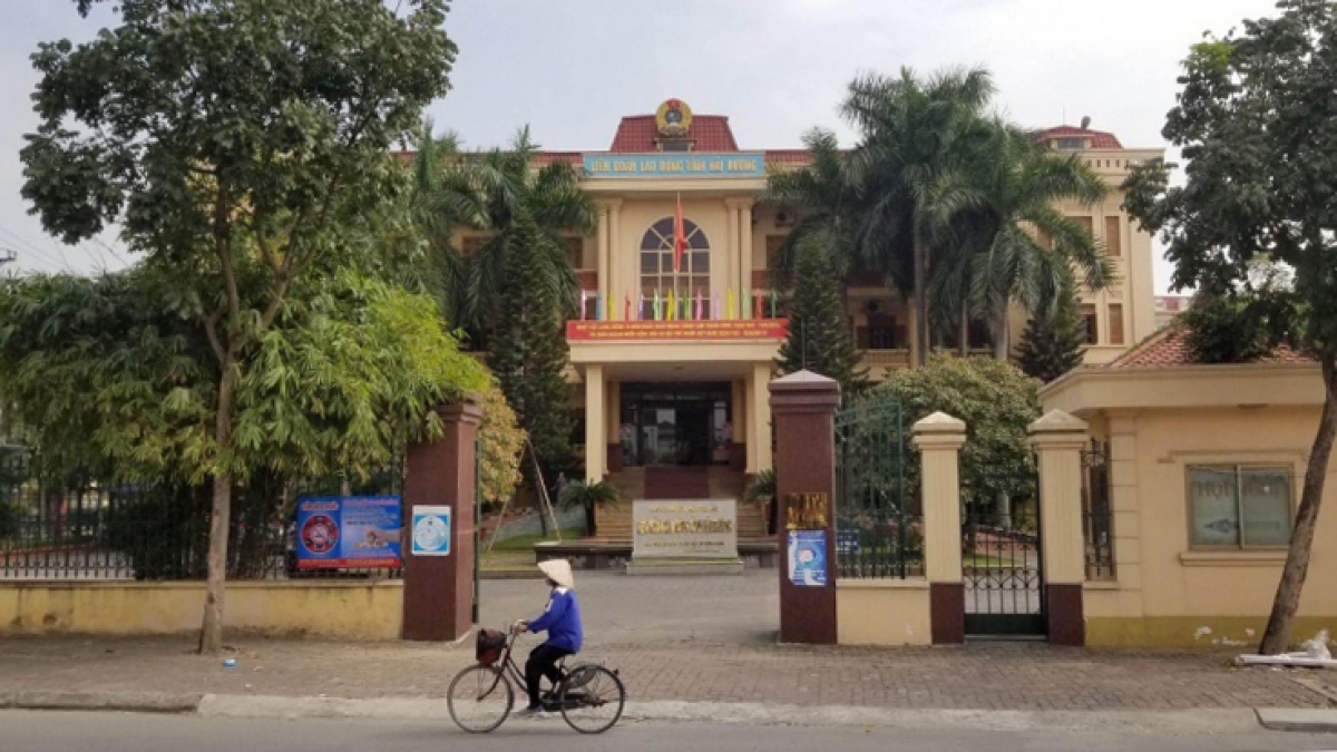 Trụ sở Liên đoàn Lao động tỉnh Hải Dương.