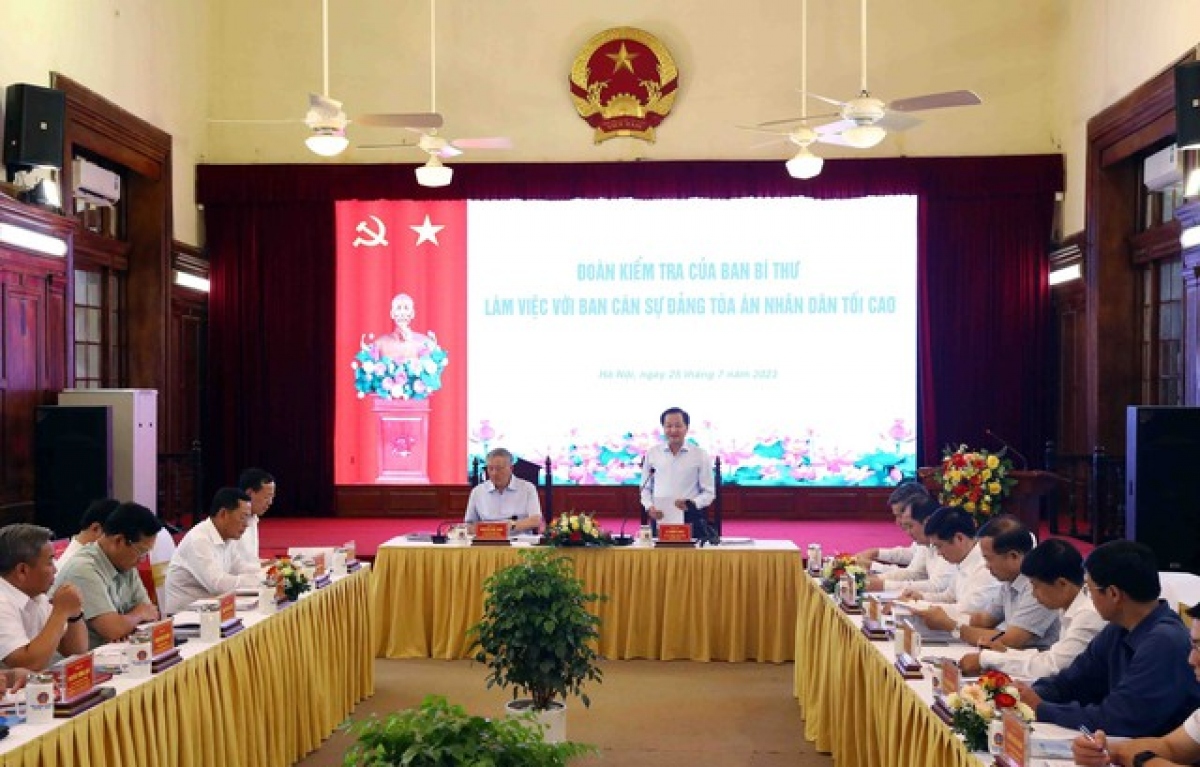 Toàn cảnh buổi làm việc (Ảnh: VGP)