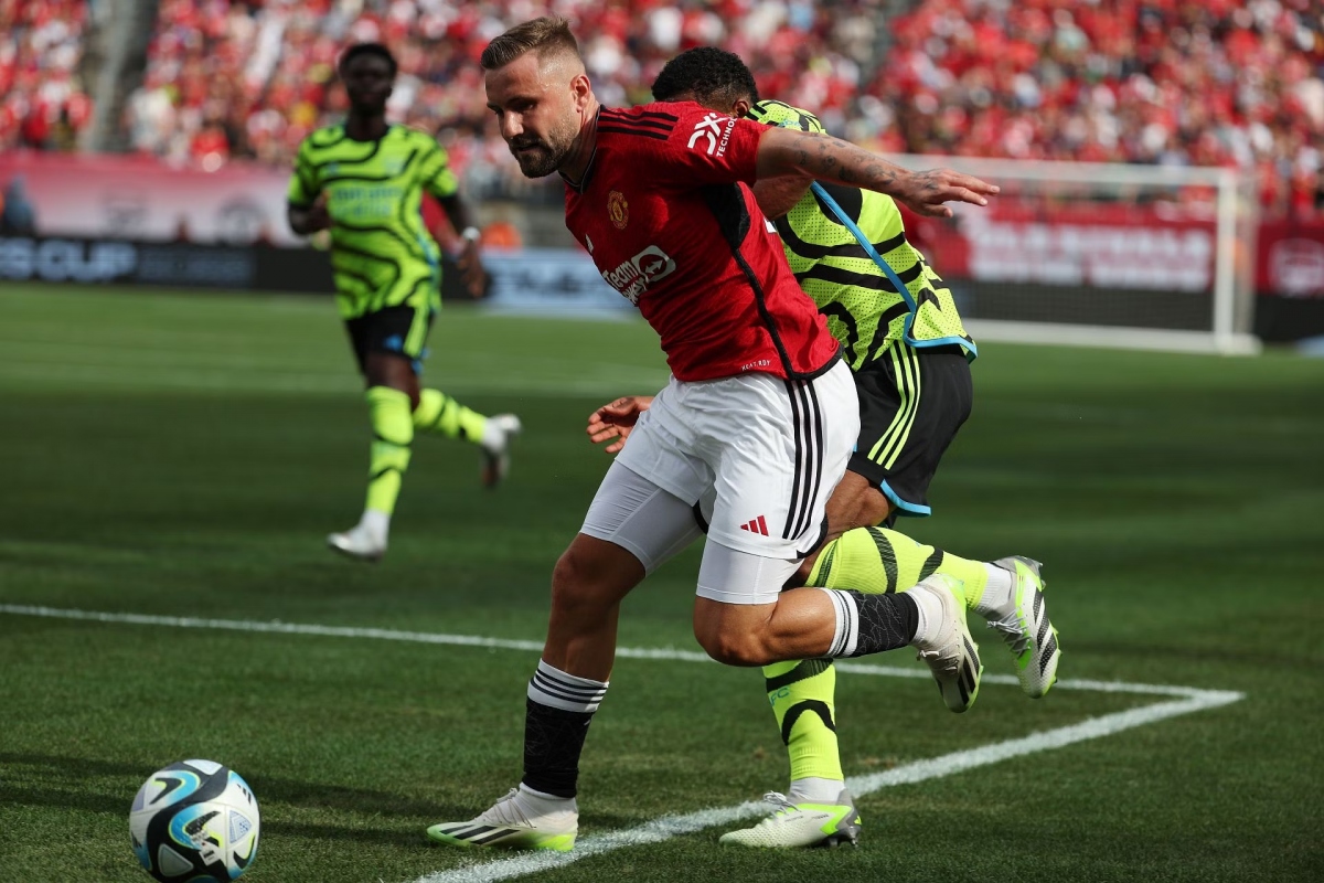 Hậu vệ trái: Luke Shaw
