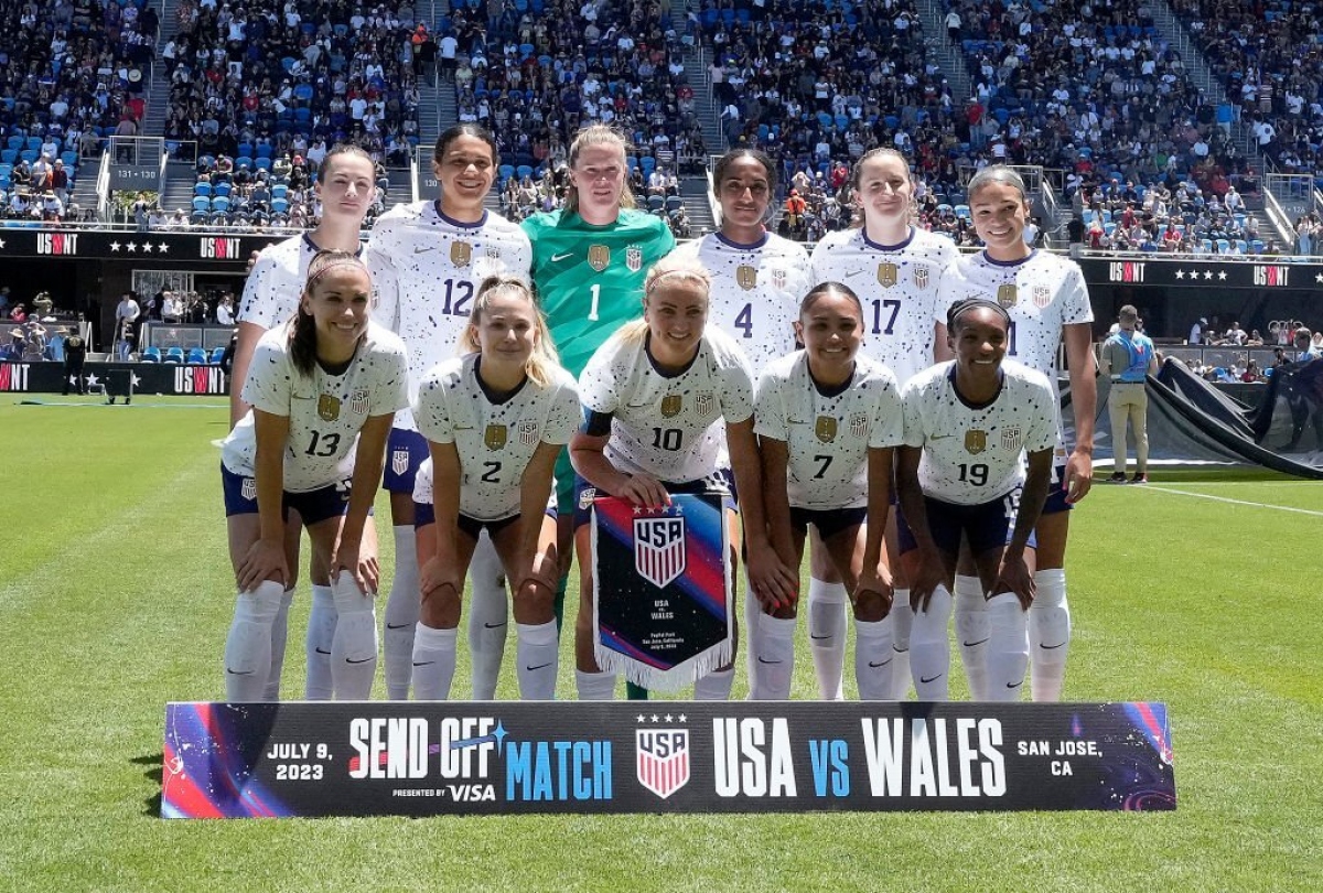 ĐT nữ Mỹ đang là đội bóng giàu thành tích nhất lịch sử World Cup nữ 2023. (Ảnh: Getty).